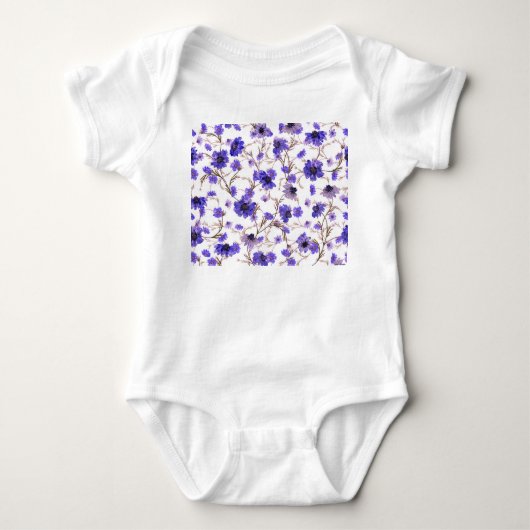 goudsbloem bloemen, bloemig naadloos behang romper (Voorkant)
