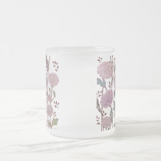 goudsbloem bloempatroon vorstglas Mok (Center)