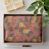 goudsbloem calendula bloemenpatroon tissuepapier (Geschenk)
