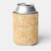 goudsbloem: eenvoudig Sinaasappel Blikjeskoeler (Blikje Achterkant)