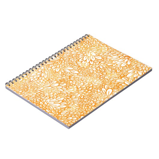 goudsbloem: eenvoudig Sinaasappel Notitieboek (Linkerzijde)