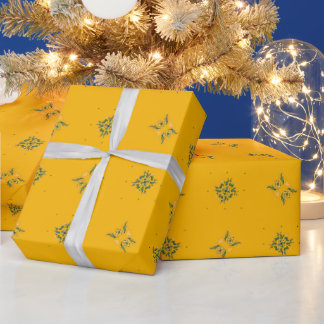 Goudsbloem en Brandnetel Cadeaupapier