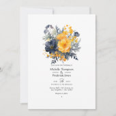 goudsbloem geel, marine blauw en leisteen grijs br kaart (Voorkant)