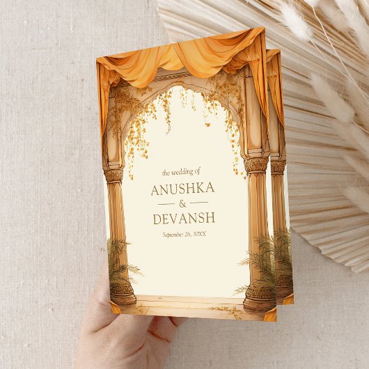 goudsbloem geel zuid indiase mandap bruiloft