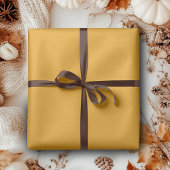 goudsbloem gele effen kleur | Klassiek | Elegant Cadeaupapier