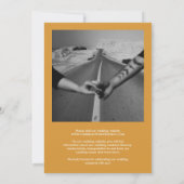 Goudsbloem Gele Strakke Rand Foto Moderne Trouw Save The Date (Achterkant)