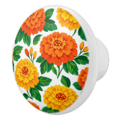 Goudsbloem Laadtrekker Keramische Knop (Rechts)
