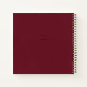 goudsbloem Notitieboek (Achterkant)