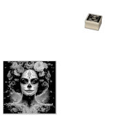 goudsbloem rubberstempel (Gestempeld)