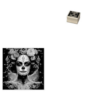 goudsbloem rubberstempel