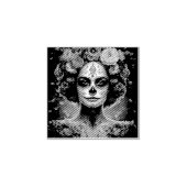 goudsbloem rubberstempel (Afrduk)