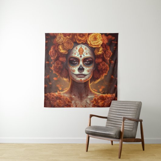 goudsbloem wandkleed (In situ)