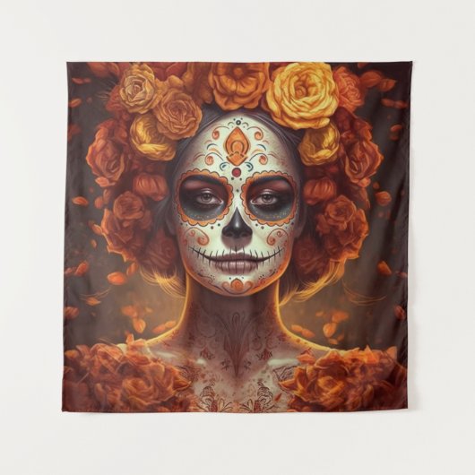 goudsbloem wandkleed (Voorkant)