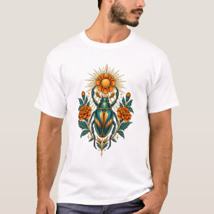Goudsbloem Zon Jewel Kever Klassiek T-Shirt