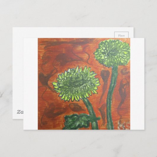 Goudsbloemen Briefkaart (Voorkant / Achterkant)