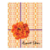 goudsbloemen en bij foto afdruk (Voorkant)