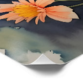 goudsbloemen in Waterverf Perfect Poster (Hoek)