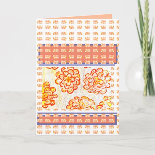 goudsbloemen Verjaardag Kaart (Voorkant)
