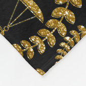 Goudschalen voor gerechtigheid Herhaal patroon Fleece Deken (Hoek)