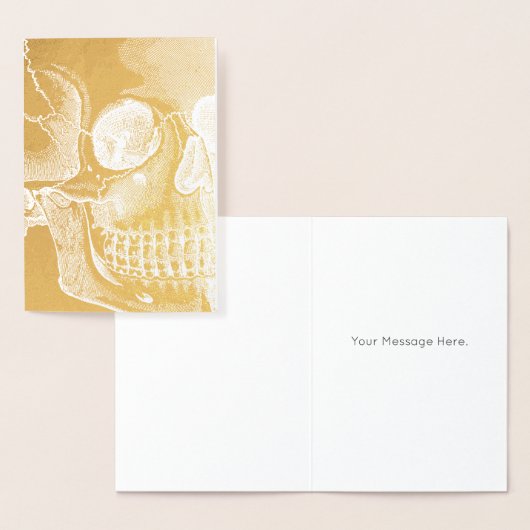 goudschedel folie kaarten (Display)