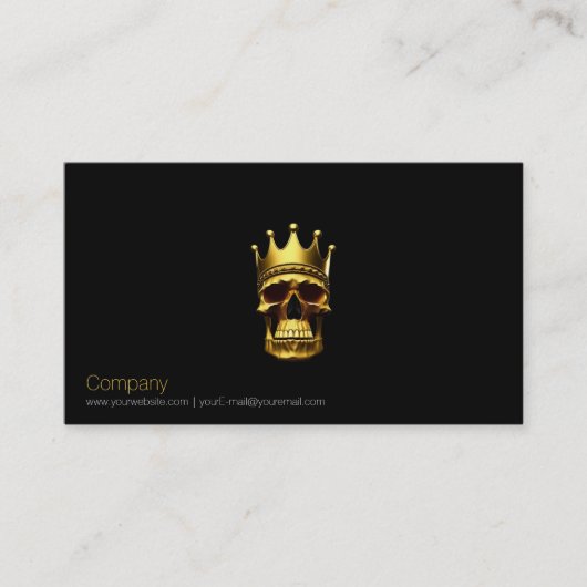 Goudschedel Visitekaartje (Voorkant)