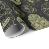 goudschedels cadeaupapier (Rol Hoek)