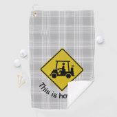 Goudschild Grijze Golfhanddoek (Insitu)