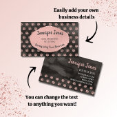 Goudschilderafdrukken van meisjes in Roos Visitekaartje