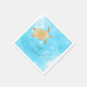 Goudschildpad | Hawaïaanse kerst | Servet (Hoek)