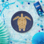 Goudschildpad Papieren Bordje (Feest)