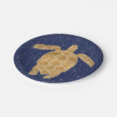 Goudschildpad Papieren Bordje (Gekanteld)