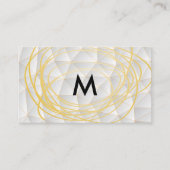 Goudschillen | Modern geometrisch Visitekaartje (Voorkant)