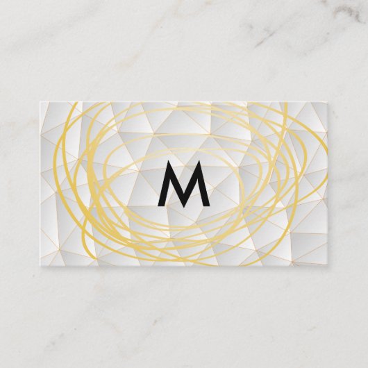 Goudschillen | Modern geometrisch Visitekaartje