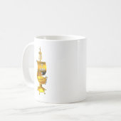 goudschip koffiemok (Voorkant links)