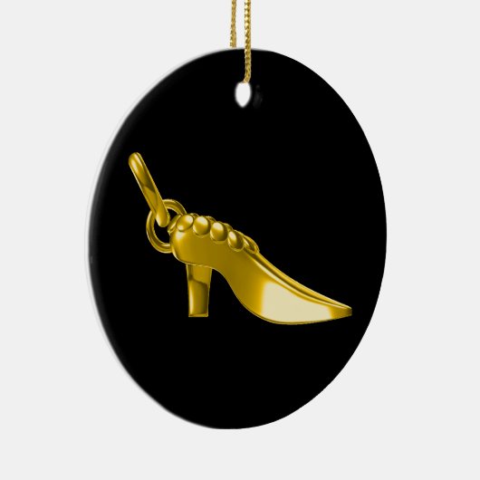 Goudschoen Keramisch Ornament (Rechts)