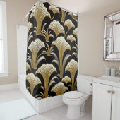 Goudse bloem douchegordijn (In situ)