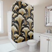 Goudse bloem douchegordijn (In situ)