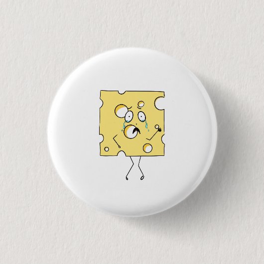 Goudse Kaas, kaas thema Ronde Button 3,2 Cm (Voorkant)