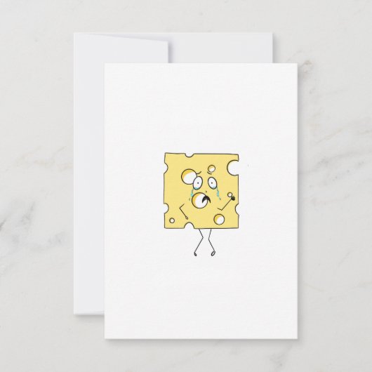 Goudse kaas, kaasthema bedankkaart (Voorkant)