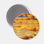 Goudse kaas op kaasmarkt Alkmaar Magneet (Voorkant / Achterkant)