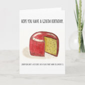 Goudse verjaardag! kaart (Voorkant)