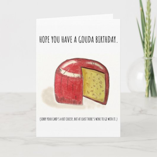 Goudse verjaardag! kaart (Voorkant)