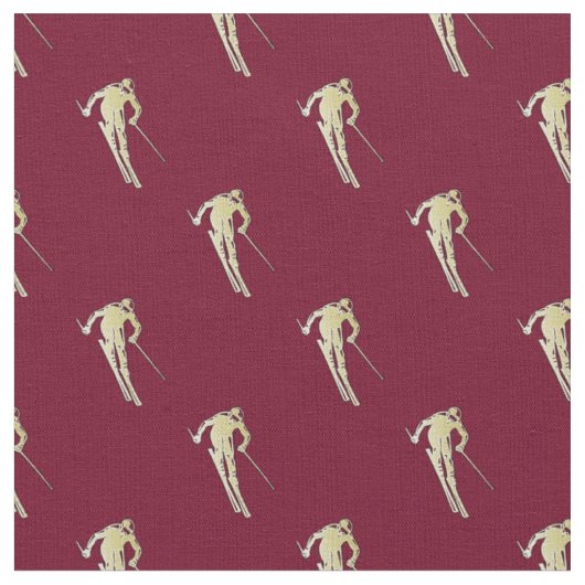 Goudskier op rood stof (Close Up)