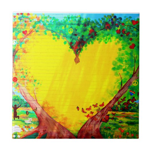 goudslaggel tegeltje (Voorkant)