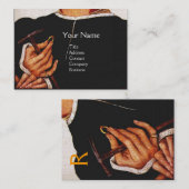 GOUDSMID, EDELMETAALBEWERKER, JUWELENPAREL VISITEKAARTJE (Voorkant / Achterkant)