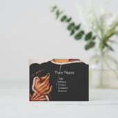 GOUDSMID, EDELMETAALBEWERKER, JUWELENPAREL VISITEKAARTJE (Staand voorkant)