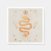 Goudsnake tarot card sun mabq seance servet (Voorkant)