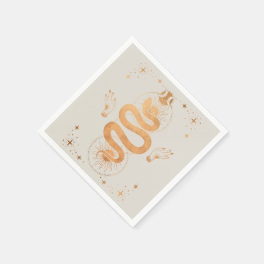 Goudsnake tarot card sun mabq seance servet (Hoek)