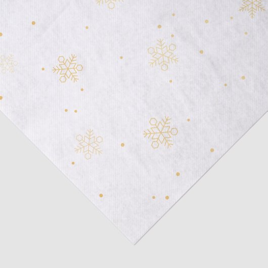 goudsneeuwvlokken tissuepapier (Detail)