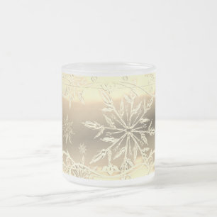 Goudsneeuwvlokken van mok